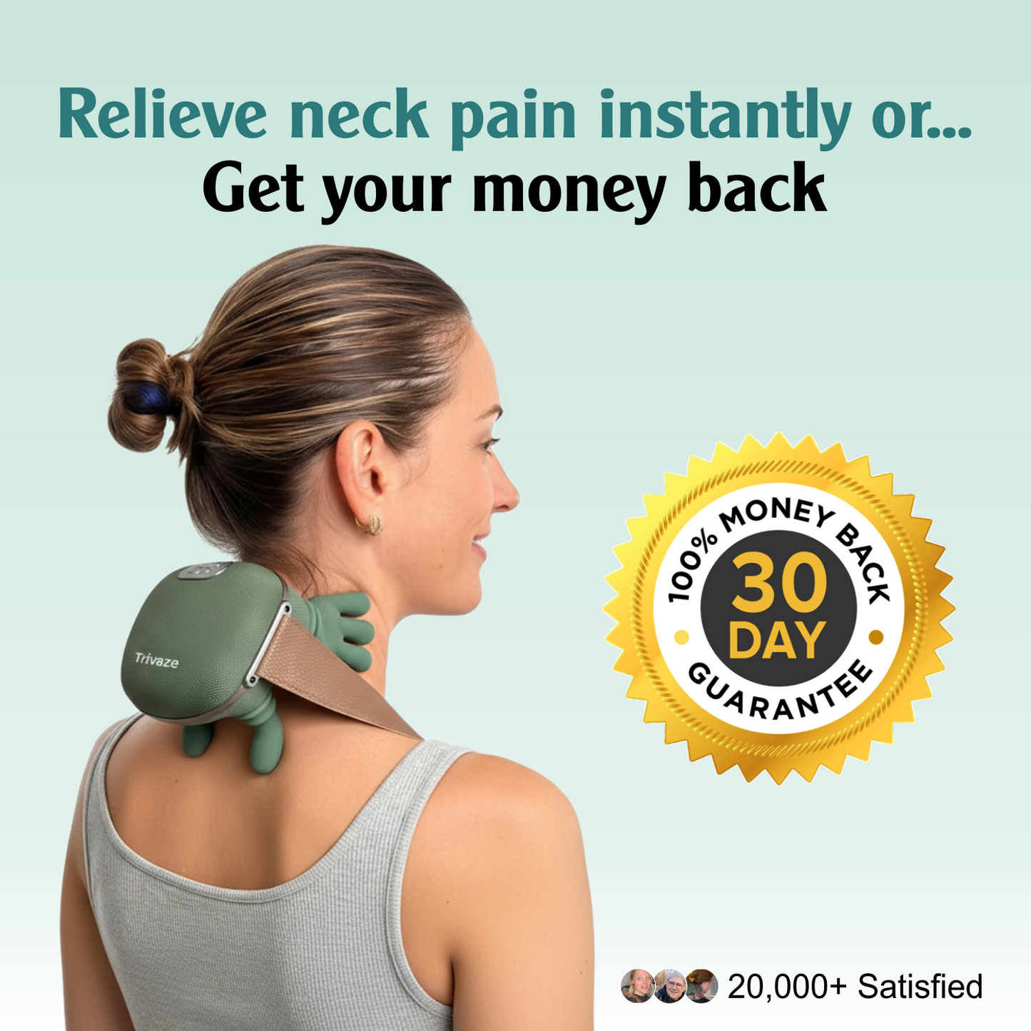 Trivaze  The 3-in-1 Neck Massager