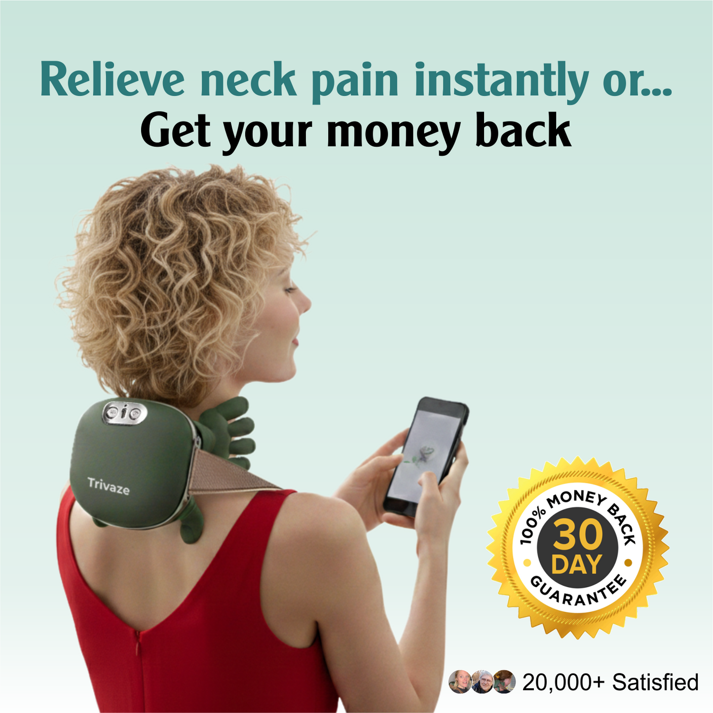 Trivaze  The 3-in-1 Neck Massager
