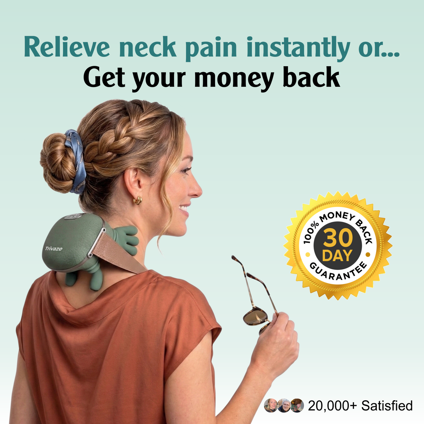 Trivaze  The 3-in-1 Neck Massager