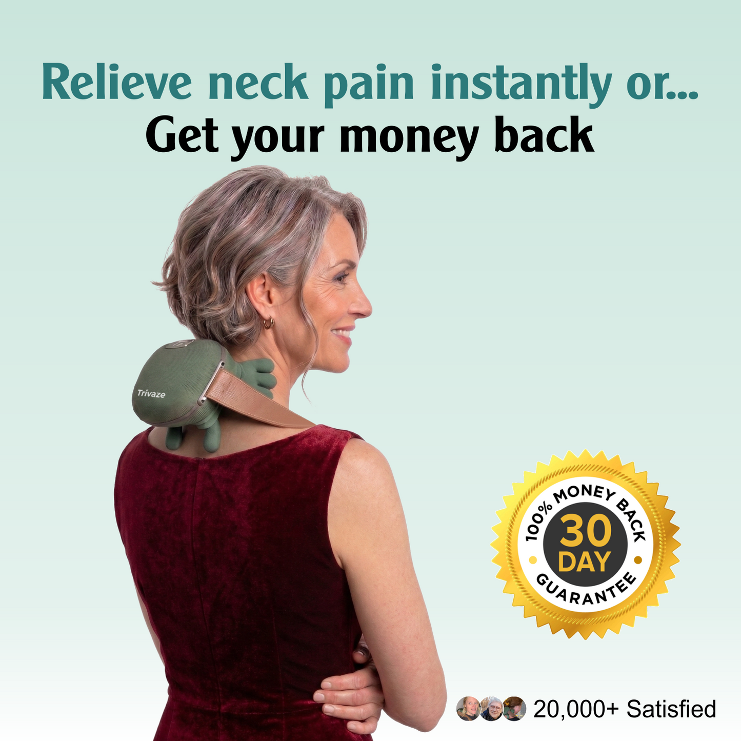 Trivaze  The 3-in-1 Neck Massager