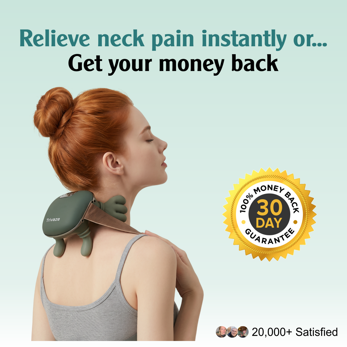 Trivaze  The 3-in-1 Neck Massager