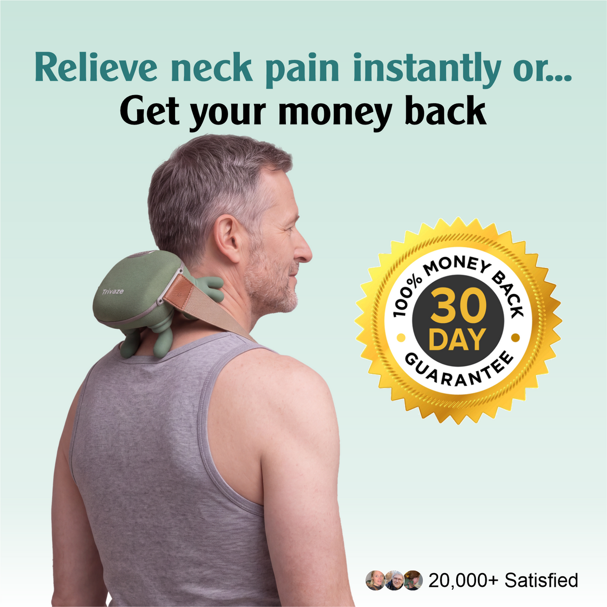 Trivaze  The 3-in-1 Neck Massager