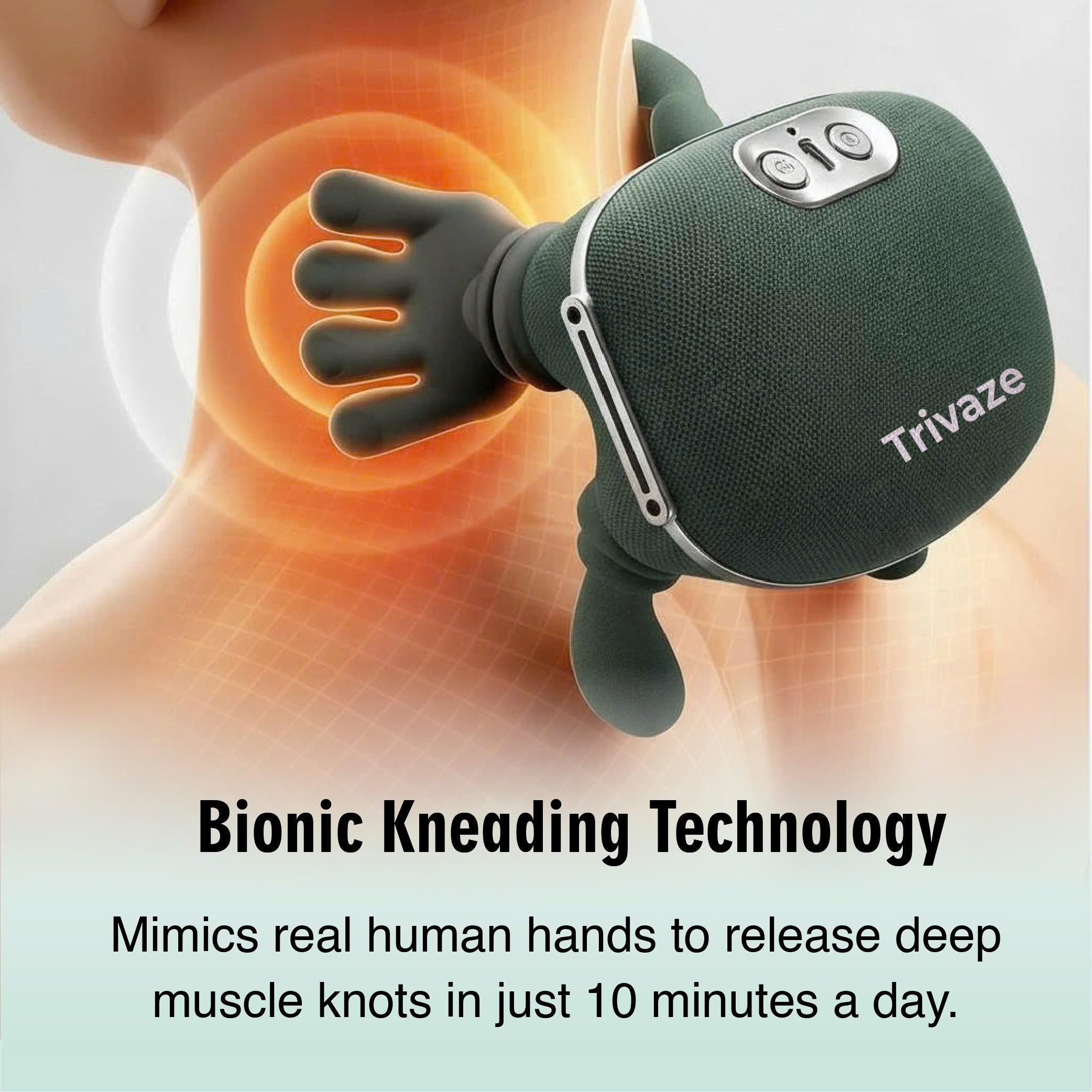 Trivaze  The 3-in-1 Neck Massager
