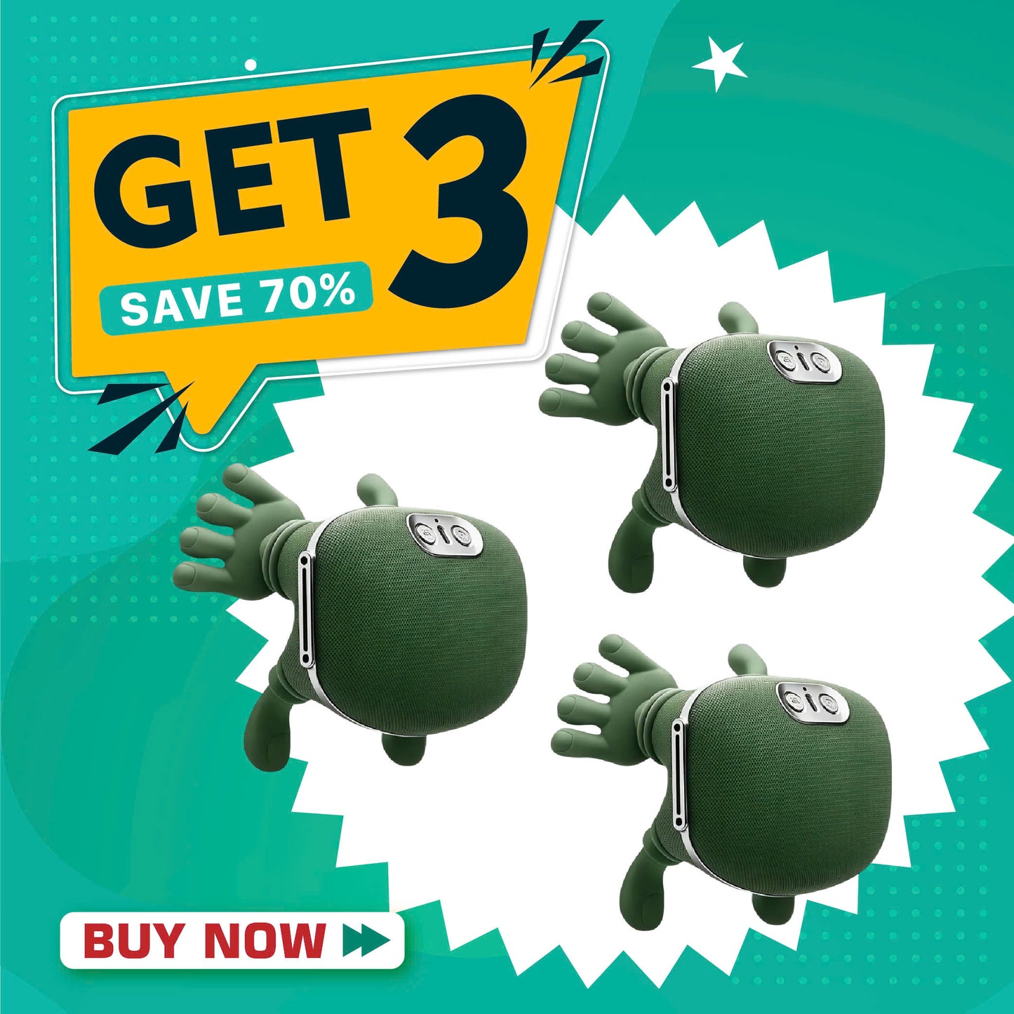 Trivaze™ – Bionic Hand Neck & Shoulder Massager