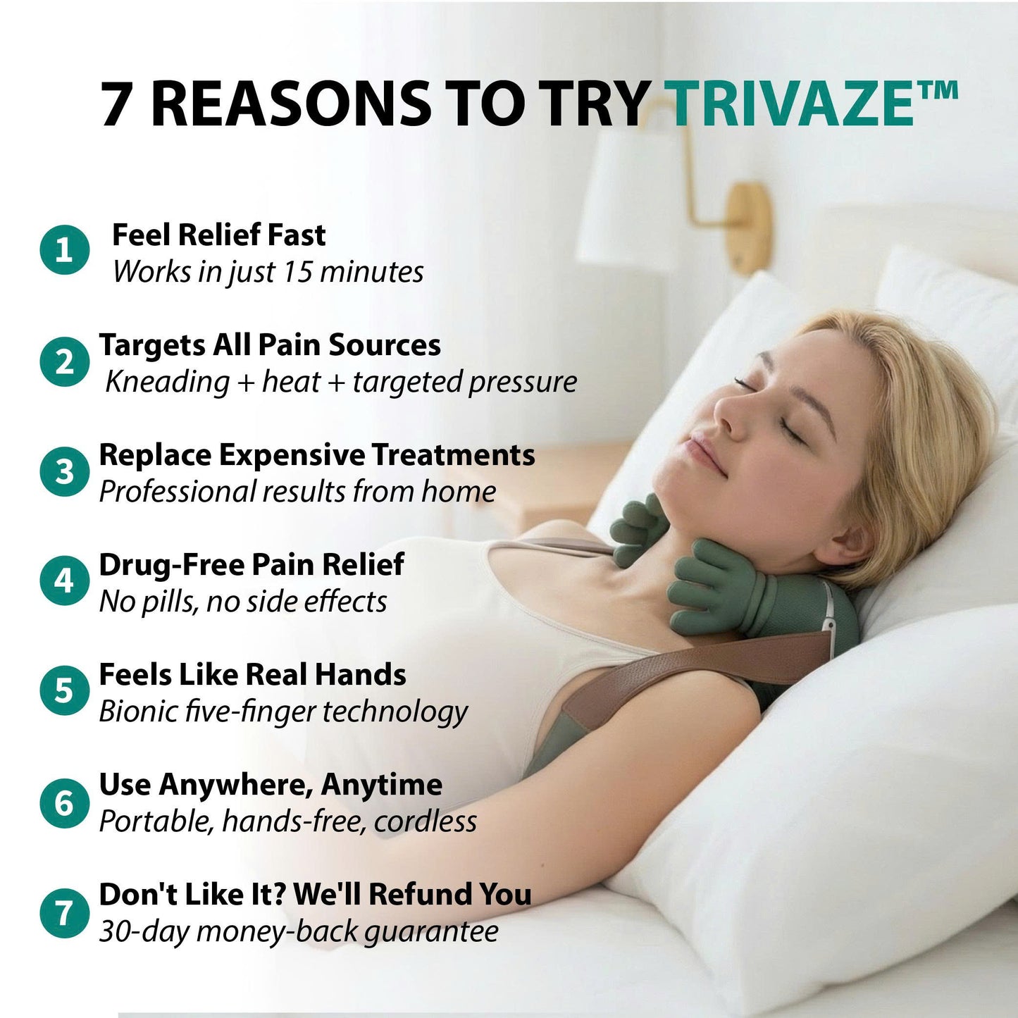 Trivaze™ – Bionic Hand Massager For Neck & Shoulder Pain Relief
