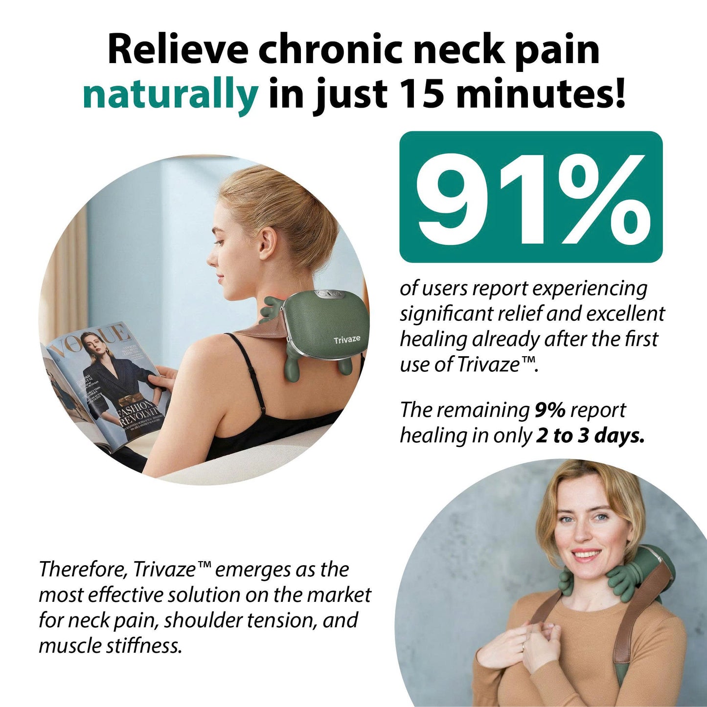 Trivaze™ – Bionic Hand Massager For Neck & Shoulder Pain Relief